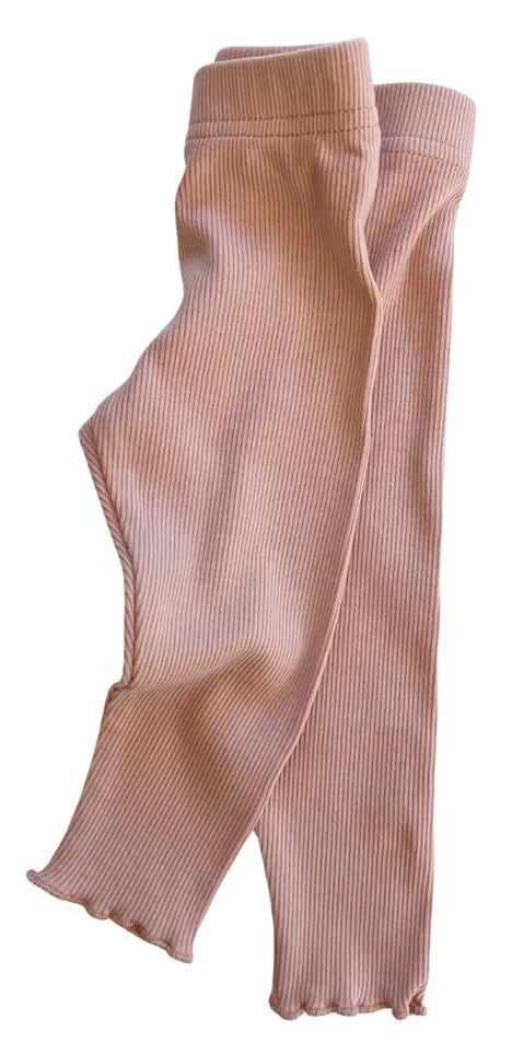 Rai & Co  Mini Ribbed leggings (Size 2) - Blush - Over Stock