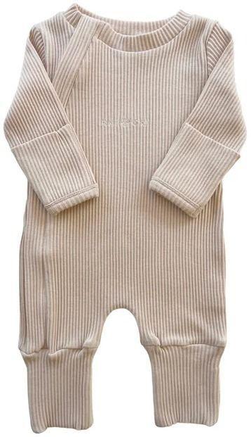 Rai & Co  Ribbed Jumpsuits (Size 00) - Beige - Over Stock