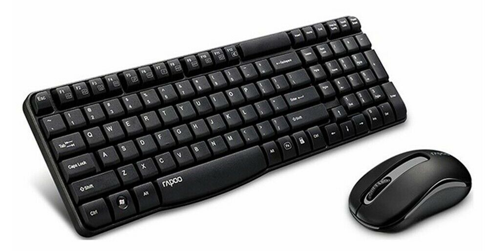 Rapoo X1800S Wireless Keyboard and Mouse Combo - Black