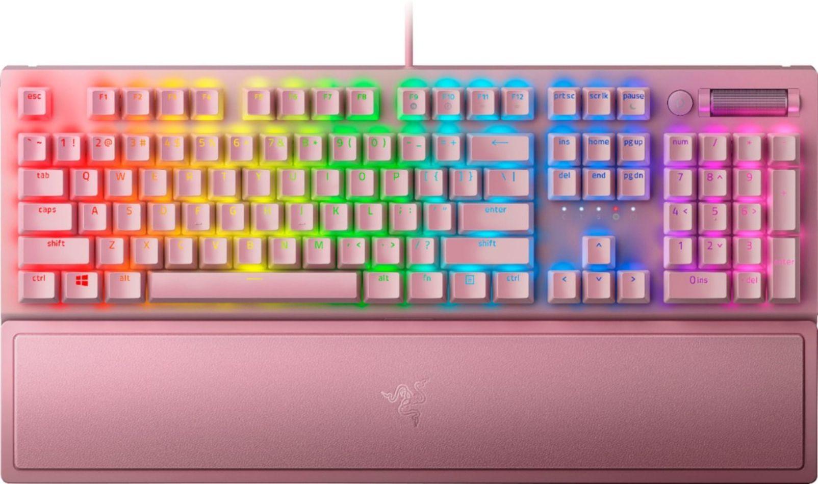 Razer  BlackWidow V3 Mechanical Gaming Keyboard - Quartz (Green Switches) - Premium