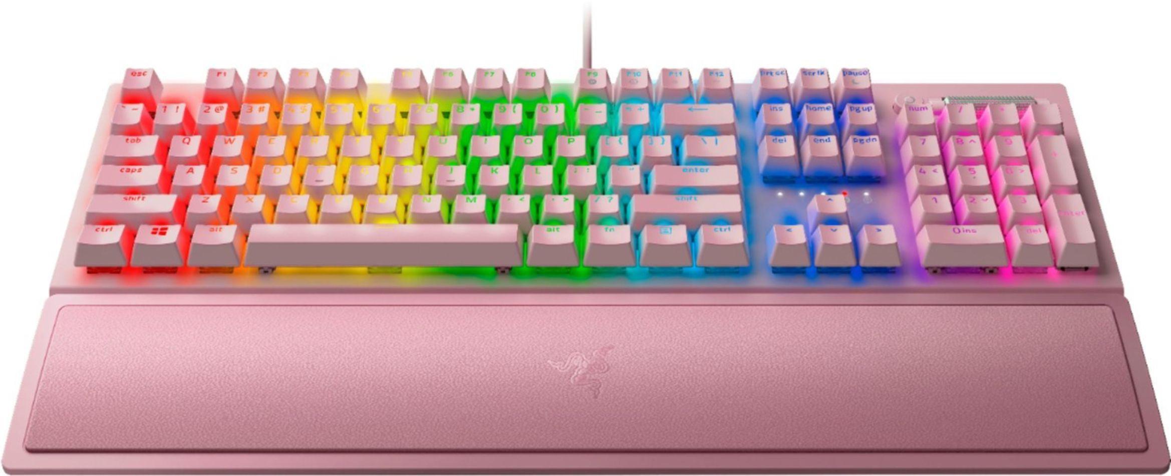 Razer BlackWidow V3 Mechanical Gaming Keyboard - Quartz (Green Switches)