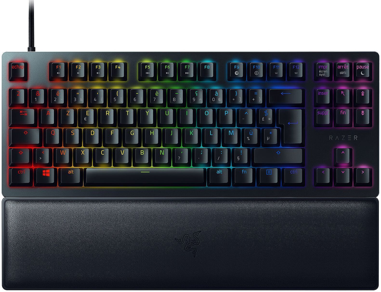 Razer Huntsman V2 TKL Tenkeyless Gaming Keyboard - Black (Clicky Optical Switch)