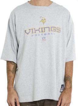 Reebok NFL Minnesota Vikings Tee XXL - Gray