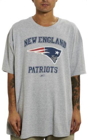 Reebok  NFL New England Patriots Tee L - Gray - Excellent