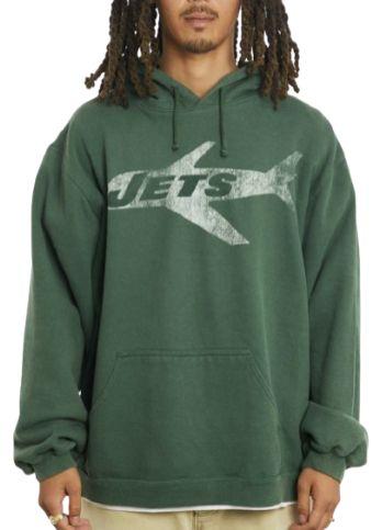 Reebok  NFL New York Jets Hooded Sweatshirt L - Green - Excellent
