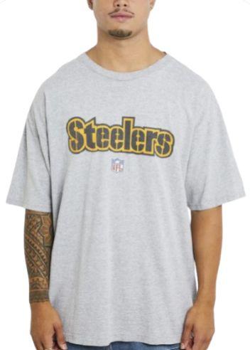 Reebok  NFL Pittsburgh Steelers Tee XL - Gray - Excellent
