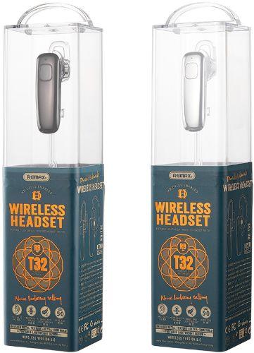 Remax RB-T32 Portable Lightweight Wireless Headset - Mix (Black & White)