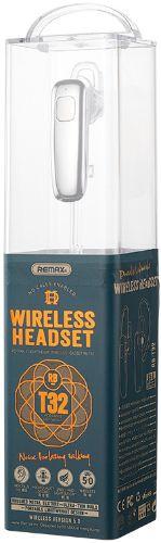 Remax RB-T32 Portable Lightweight Wireless Headset - Silver
