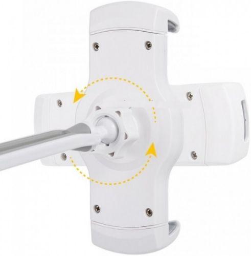 Remax RM-C53 Foldable 360° Rotary Desktop Stand - White