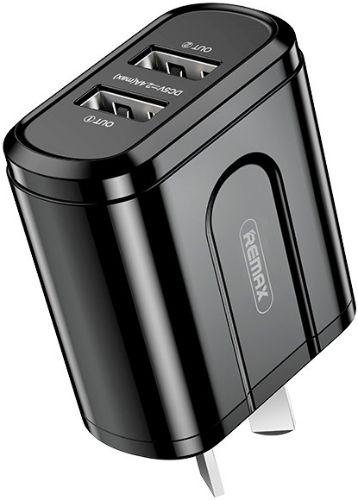Remax RP-U22 Dual Port USB (AU) Adapter - Black