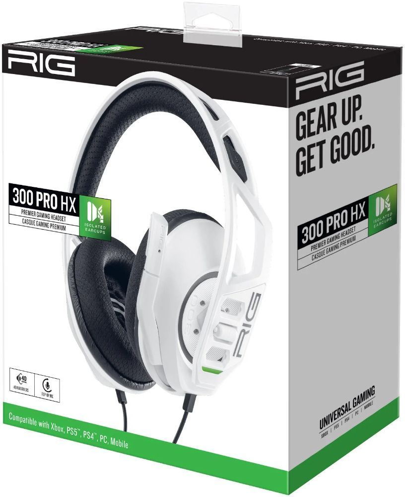 RIG 300 PRO HX Wired Gaming Headset - White