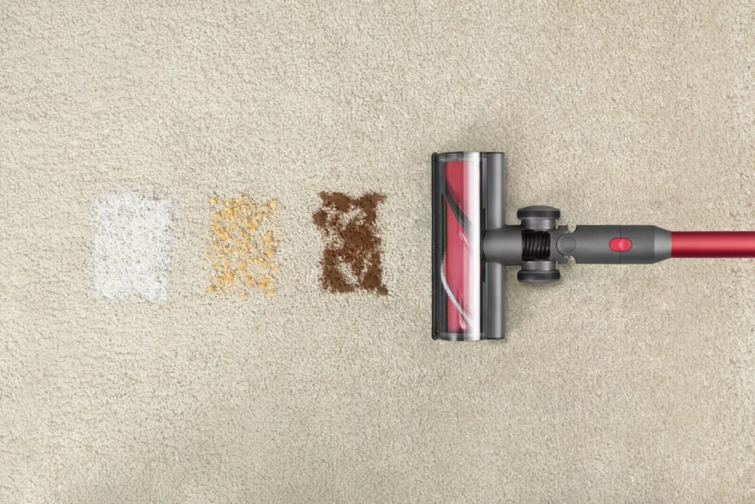 Roborock H6 Adapt Cordless Stick Vacuum Cleaner - Grey/Red