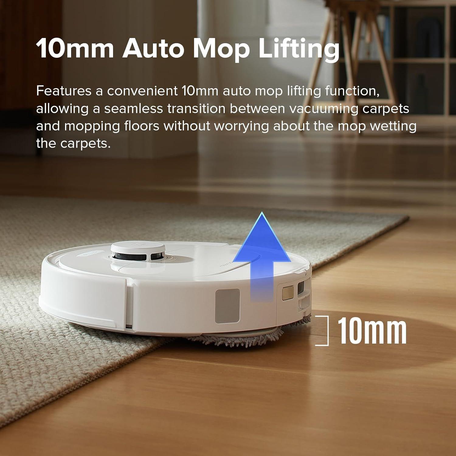 Roborock Qrevo S Robotic Vacuum Cleaner - White