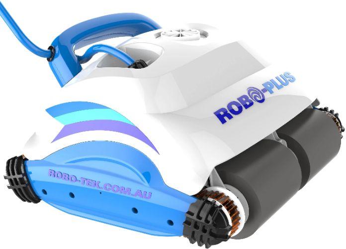 Robo-Tek  Robo-Plus V2 Robotic Pool Cleaner - White - Premium