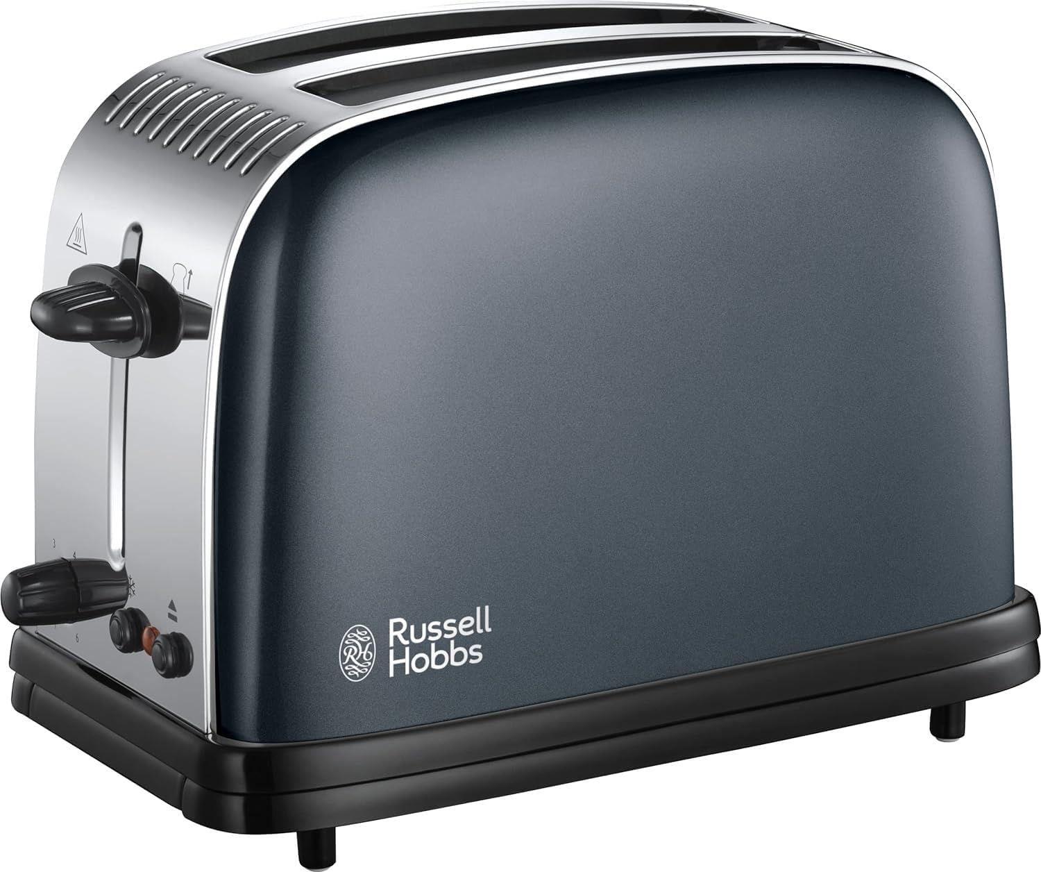 Russell Hobbs  Colours Plus 2 Slice Toaster - Grey - Premium
