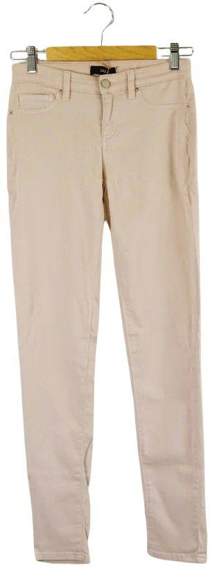 Saba  Skinny Mid Rise Casual Jeans 26 (AU 8) - Pale Pink - Excellent