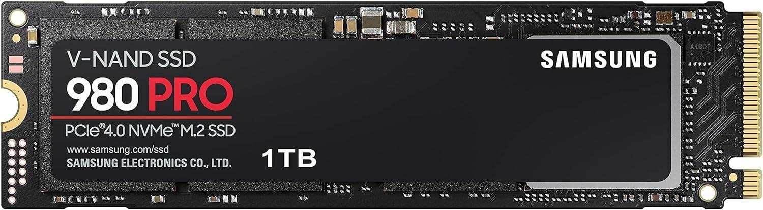 Samsung  980 Pro PCIe 4.0 NVMe Internal SSD - Black (1TB) - Brand New
