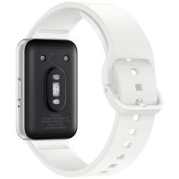 Samsung Galaxy Fit3 - 256GB - Silver Aluminum Case with White Silicone Strap Silicone