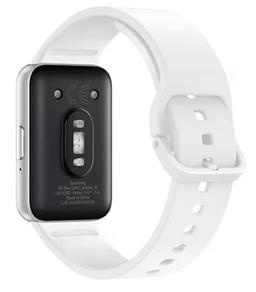 Samsung Galaxy Fit 3 Smartwatch - 256GB - 1.6" - Silver Aluminium Case with White Silicone Silicone Strap