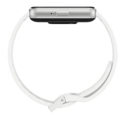 Samsung Galaxy Fit 3 Smartwatch - 256GB - 1.6" - Silver Aluminium Case with White Silicone Silicone Strap