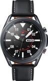 Samsung Galaxy Watch3 (Bluetooth + LTE) - 8GB - 45mm - Mystic Black Stainless Steel Case with Black Leather Leather Strap