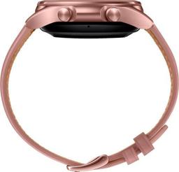 Samsung Galaxy Watch3 (Bluetooth) - 8GB - 41mm - Mystic Bronze Stainless Steel Case with Pink Stainless Steel Leather Strap