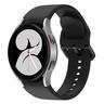 Samsung Galaxy Watch4 (Bluetooth) - 16GB - 44mm - Silver Aluminum Case with Black Fluoroelastomer Sport Band