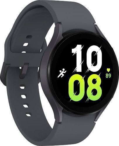 Samsung Galaxy Watch5 (Bluetooth) - 16GB - 44mm - Graphite Aluminum Case with Graphite Fluoroelastomer Sport Band