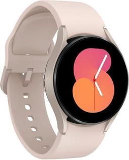 Samsung Galaxy Watch5 (Bluetooth) - 16GB - 40mm - Pink Gold Aluminum Case with Pink Fluoroelastomer Sport Band