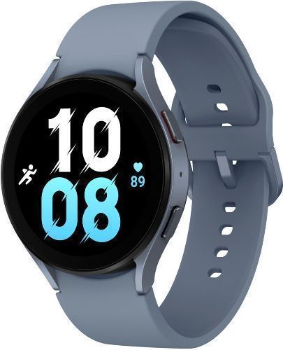 Samsung Galaxy Watch5 (Bluetooth + LTE) - 16GB - 44mm - Sapphire Aluminum Case with Sapphire Hybrid Leather Sport Band