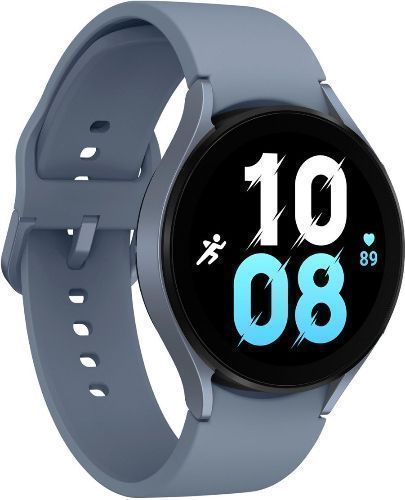 Samsung Galaxy Watch5 (Bluetooth + LTE) - 16GB - 44mm - Sapphire Aluminum Case with Sapphire Hybrid Leather Sport Band