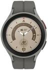 Samsung Galaxy Watch5 Pro (Bluetooth) - 16GB - 45mm - Gray Titanium Titanium Case with Gray Titanium Silicone