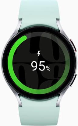 Samsung Galaxy Watch6 (Bluetooth) - 16GB - 43mm - Silver Aluminum Case with Mint Fluoroelastomer Sports Band