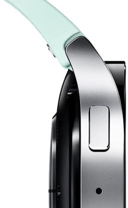 Samsung Galaxy Watch6 (Bluetooth) - 16GB - 43mm - Silver Aluminum Case with Mint Fluoroelastomer Sports Band