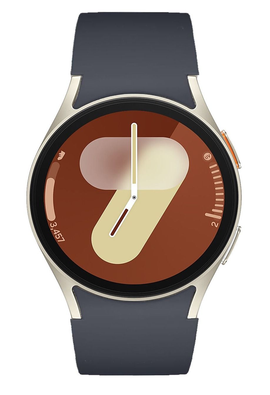 Galaxy Watch7 (Bluetooth) - 32GB - 40mm - Cream Aluminum Case with Black Silicone Sport Band