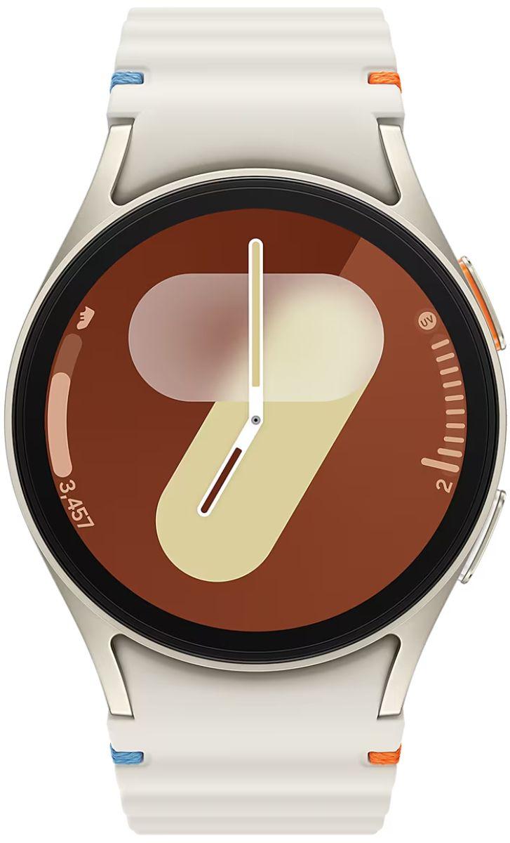 Samsung Galaxy Watch7 - 32GB - Cream-Aluminum-Sport Band-Cream - Bluetooth - 40mm - Cream - Aluminum - Cream - Sport Band - Silicone - Excellent