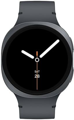 Galaxy Watch8 (Bluetooth) - 32GB - 40mm - Graphite Aluminum Case with Graphite Silicone Sport Band - Small/Medium Size
