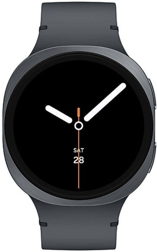 Galaxy Watch8 (Bluetooth) - 32GB - 40mm - Graphite Aluminum Case with Graphite Silicone Sport Band - Small/Medium Size