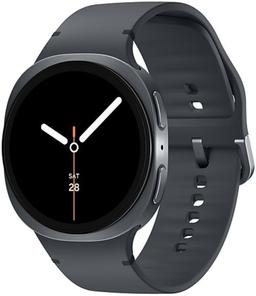Galaxy Watch8 (Bluetooth) - 32GB - 40mm - Graphite Aluminum Case with Graphite Silicone Sport Band - Small/Medium Size