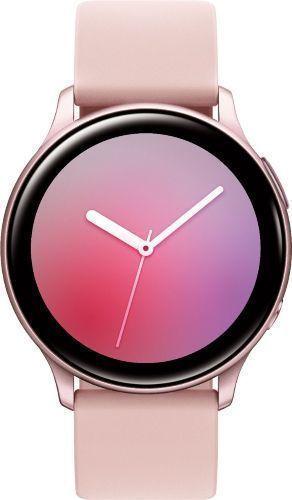 Samsung  Galaxy Watch Active2 - 4GB - Bluetooth - 40mm - Pink Gold - Aluminum - Pink - Fluoroelastomer Strap - Fluoroelastomer - Premium