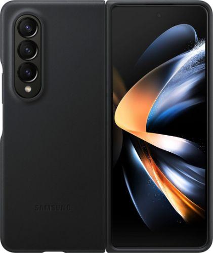 Samsung  Leather Phone Cover for Galaxy Z Fold4 - Black - Brand New