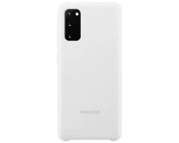 Samsung Silicone Phone Case for Galaxy S20 - White