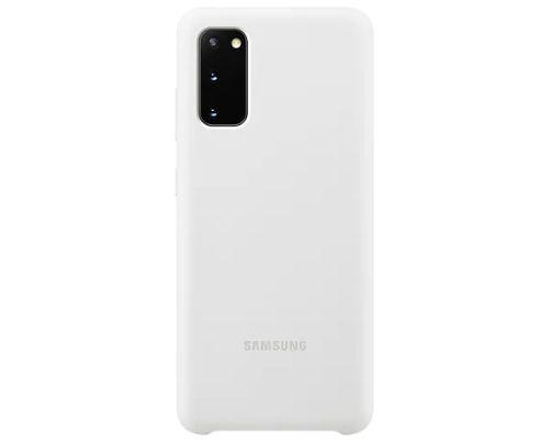 Samsung  Silicone Phone Case for Galaxy S20 - White - Brand New