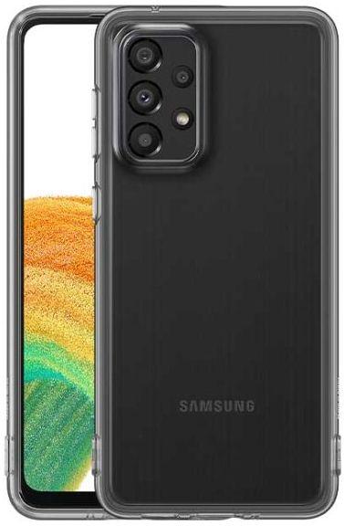 Samsung  Soft Clear Cover Phone Case for Galaxy A33 - Black - Brand New
