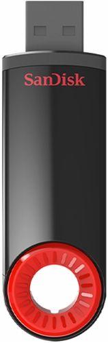 SanDisk Cruzer Dial USB Flash Drive - 128GB - Black