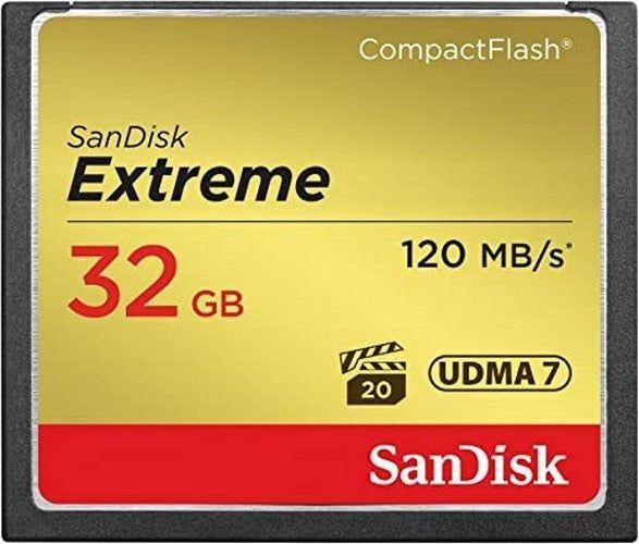 SanDisk  Extreme CompactFlash Memory Card (120MB/s) - 64GB - Default - Brand New