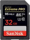 SanDisk Extreme PRO SDHC/SDXC UHS-I Memory Card (95MB/s) - 32GB - Black
