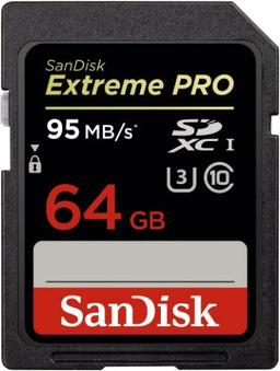 SanDisk Extreme PRO SDHC/SDXC UHS-I Memory Card (95MB/s) - 32GB - Black