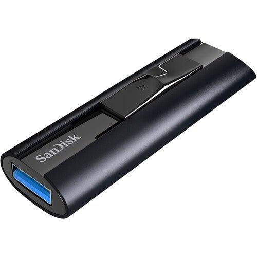 SanDisk Extreme PRO USB 3.2 Solid State Flash Drive - 128GB - Black
