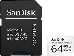 SanDisk High Endurance microSDHC/SDXC Card with Adapter - 32GB - White